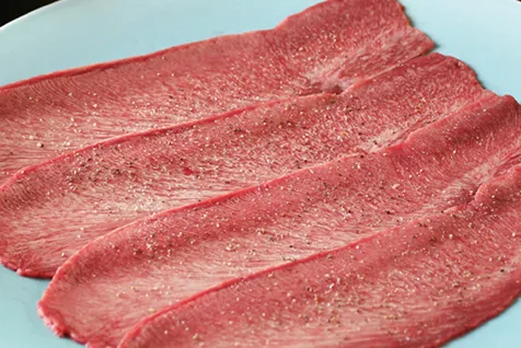 タン塩 焼きしゃぶカットのイメージ画像