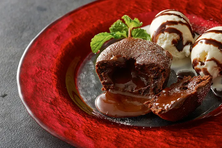 Image of a fondant au chocolat
