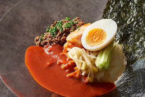 Image of Cold spicy bibim noodles