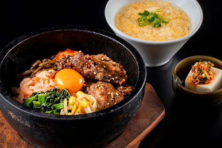 Image of Grilled Beef Stone-Pot Bibimbap